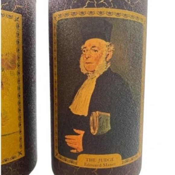 Set of 4 Modern Masters Jim Beam Crackled glass collection - Picture 5 of 7